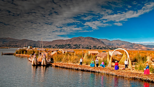 Traditional Andean village